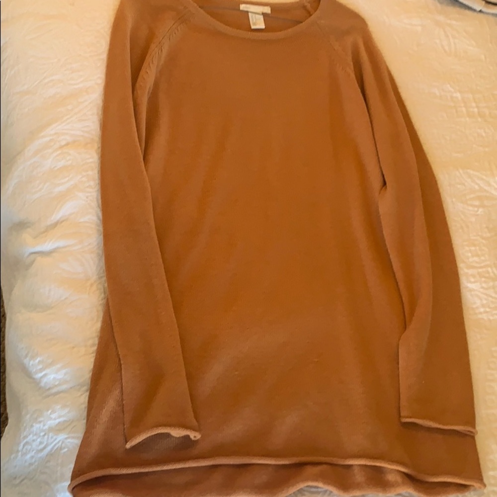 Size: M Rust colored sweater dress